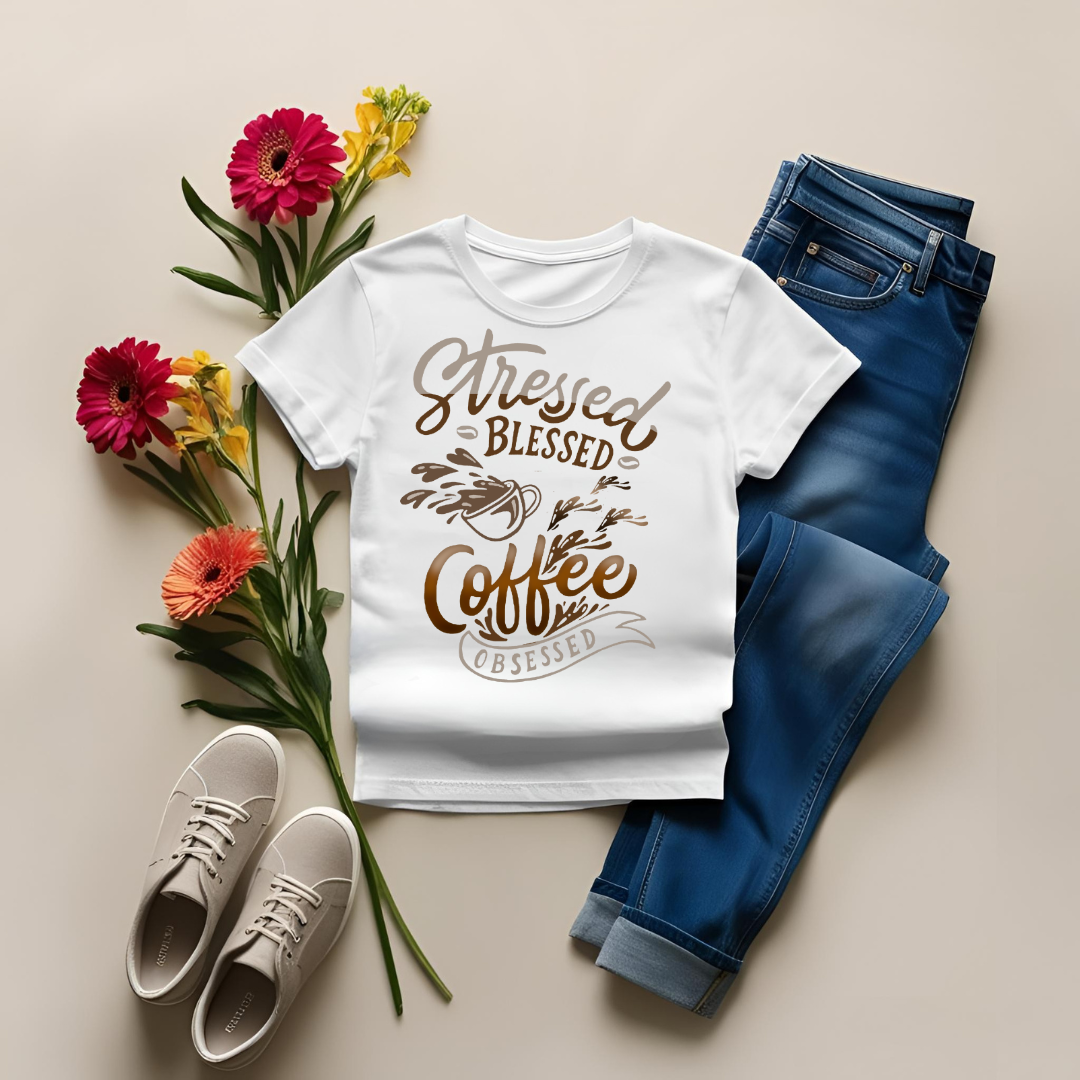 Stressed Blessed and Coffee Obsessed